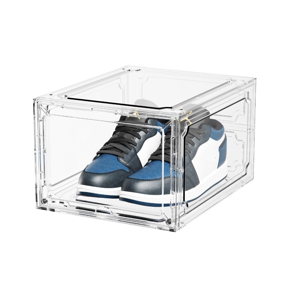 Shoe Box Display - Neue Transparente Basketball-Schuhbox mit Saugnapf Staubdichte