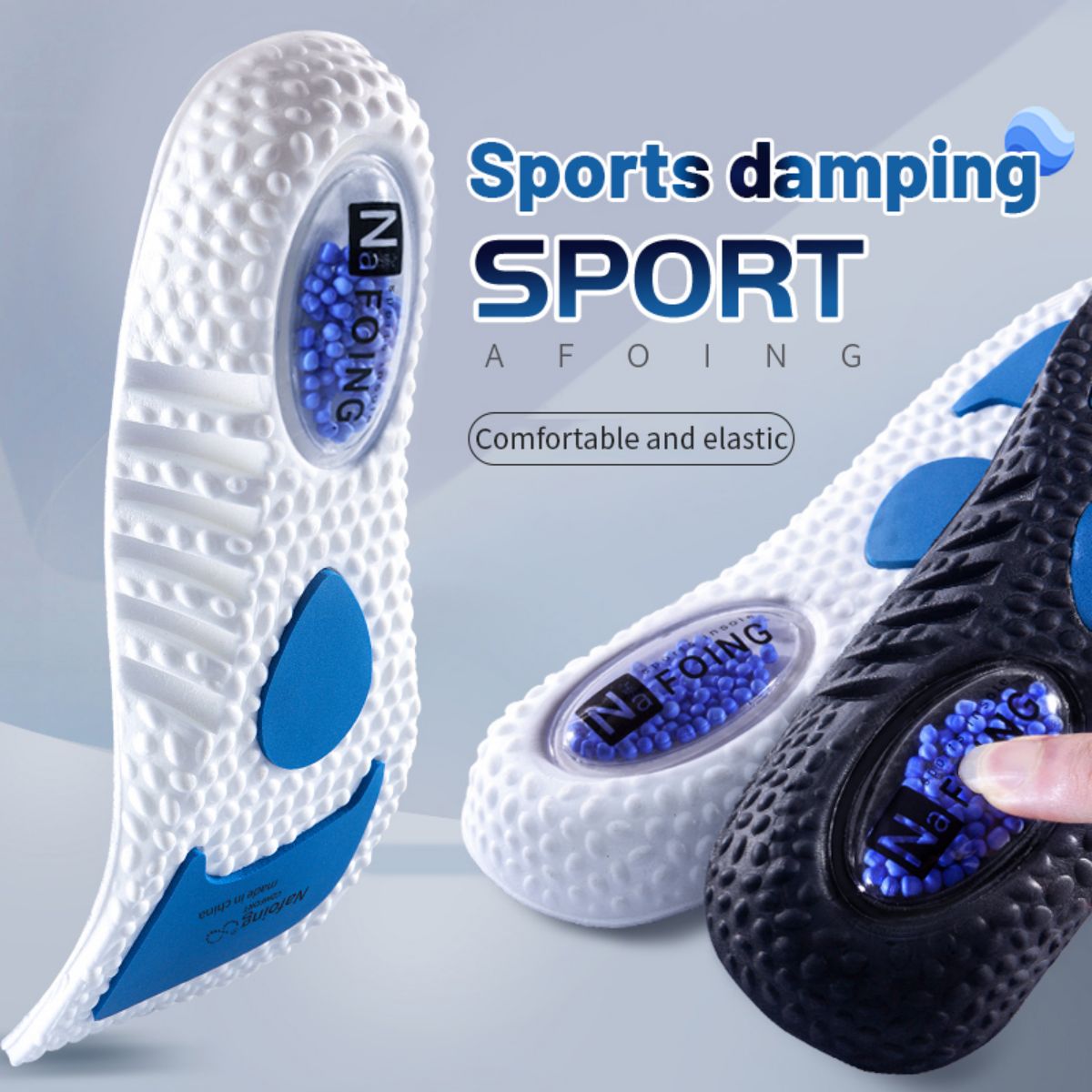 The Sneaker Care - 1 Paar Upgrade Sport Stoßdämpfung Einlegesohle
