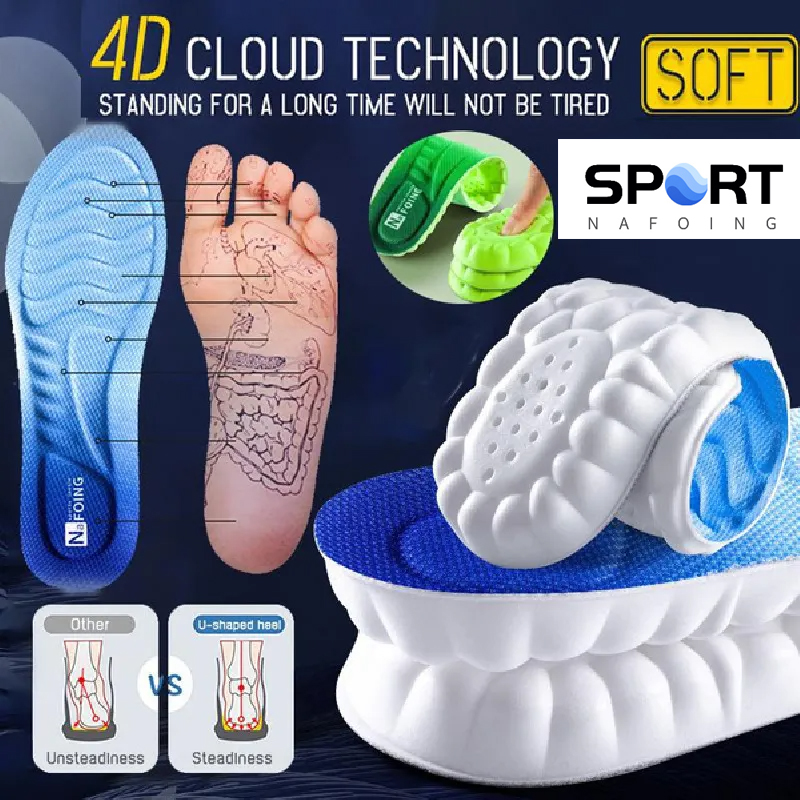 The Sneaker Care - 4D Cloud-Technologie Sporteinlagen für Schuhe EVA-Sohle