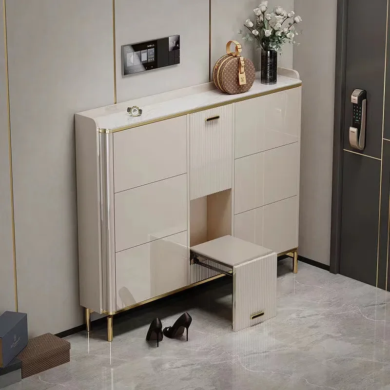 Shoe Box Display - Eingang Halle Schuhregal Box Ständer Schrank