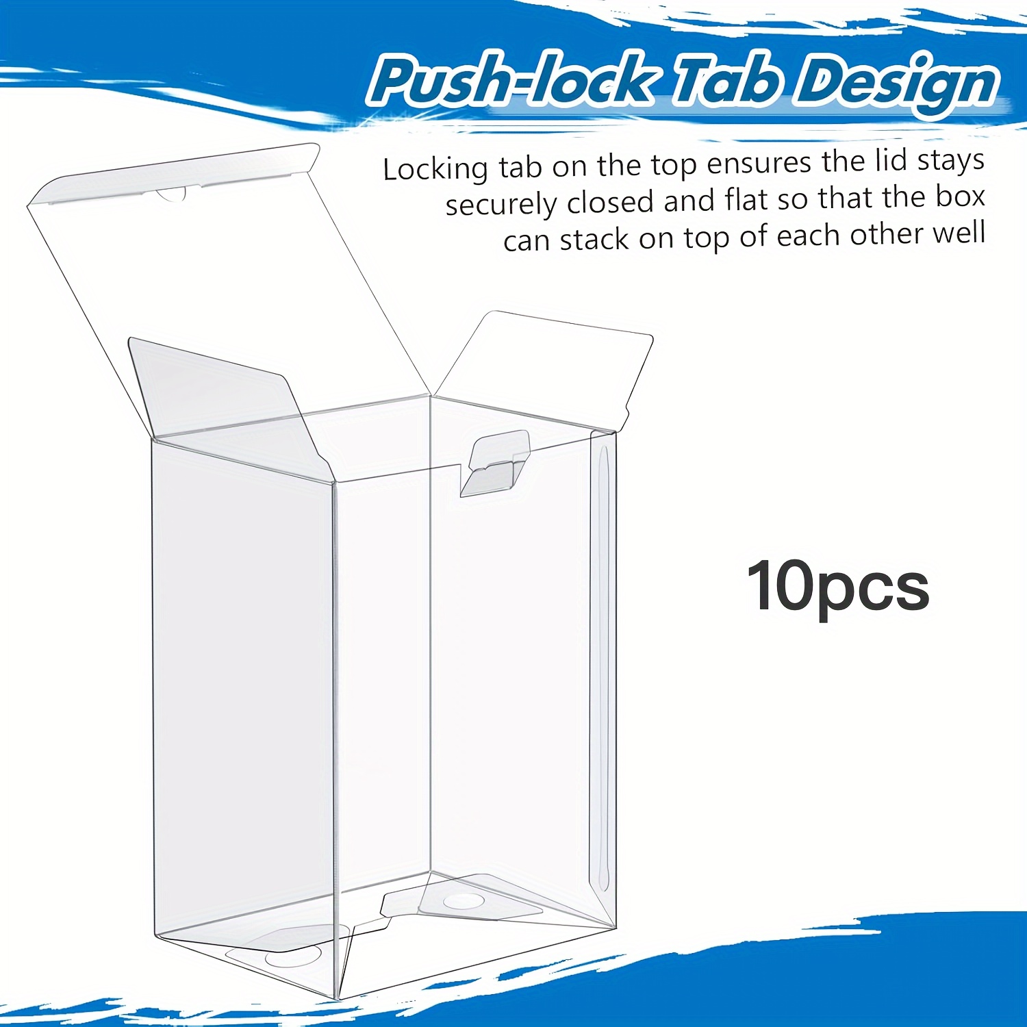 Shoe Box Display - Durchsichtige Pop-Vitrine, kompatibel mit 10,2 cm
