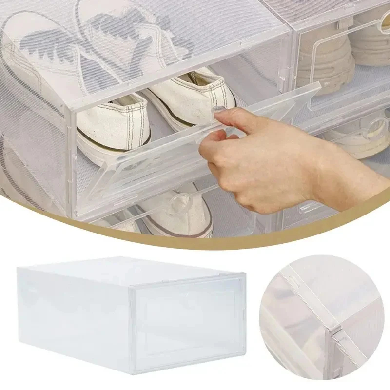 6 Stück transparente Schuhboxe – Shoe Box Display Bewertung und Preis