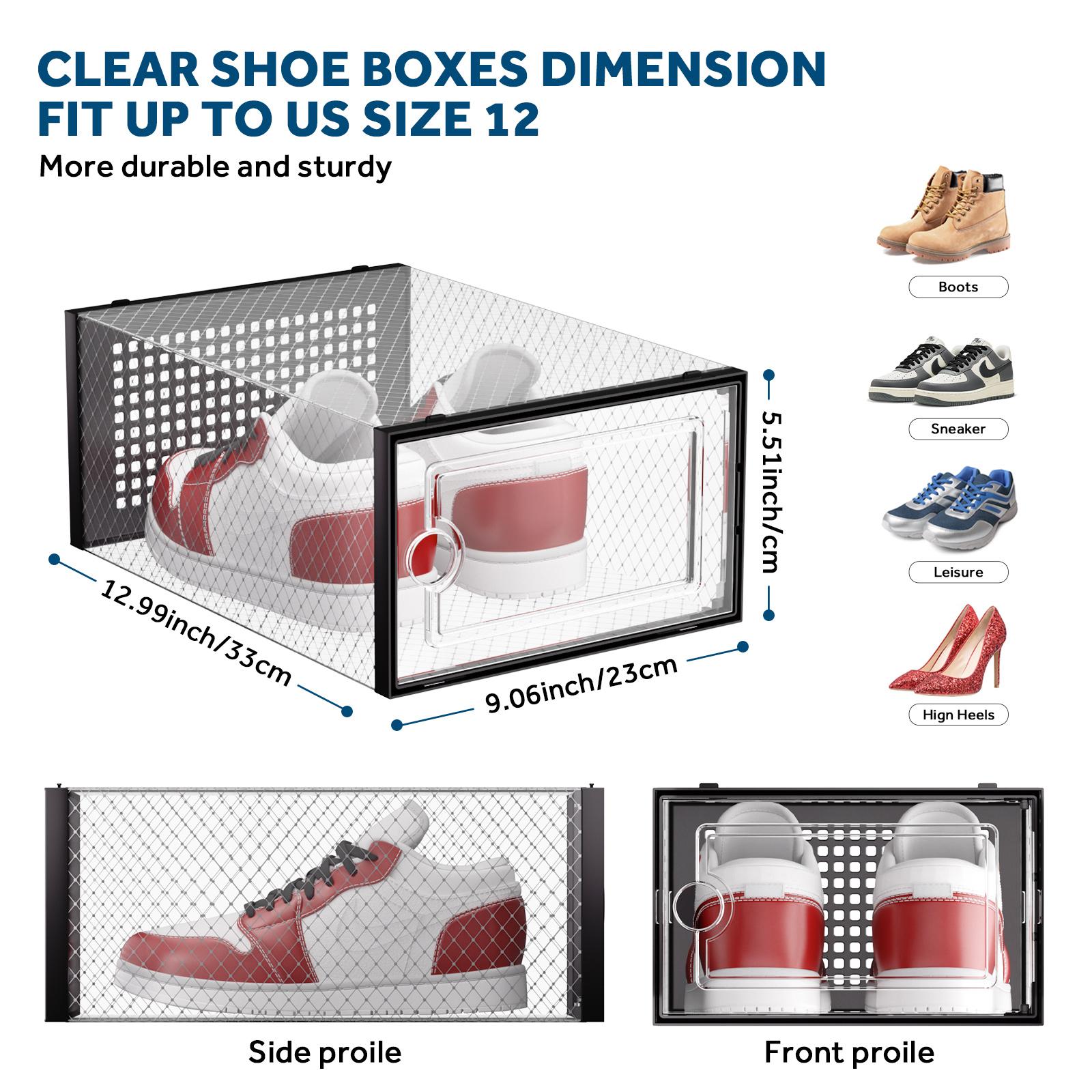 12/24 Stück Dicke Transparente – Shoe Box Display Bewertung und Preis