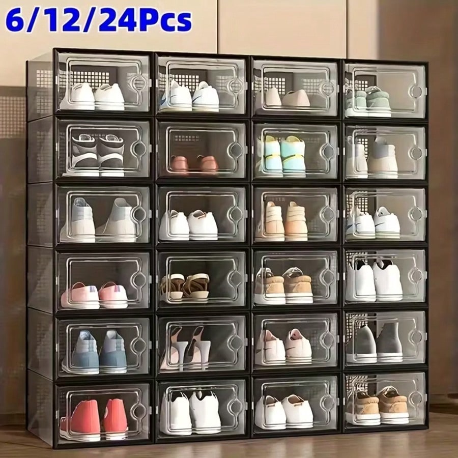 6/12/24 Stück verdickte transp – Shoe Box Display Bewertung und Preis