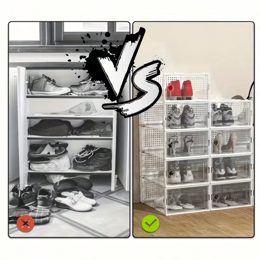 6/12/24 Stück verdickte transp – Shoe Box Display Bewertung und Preis