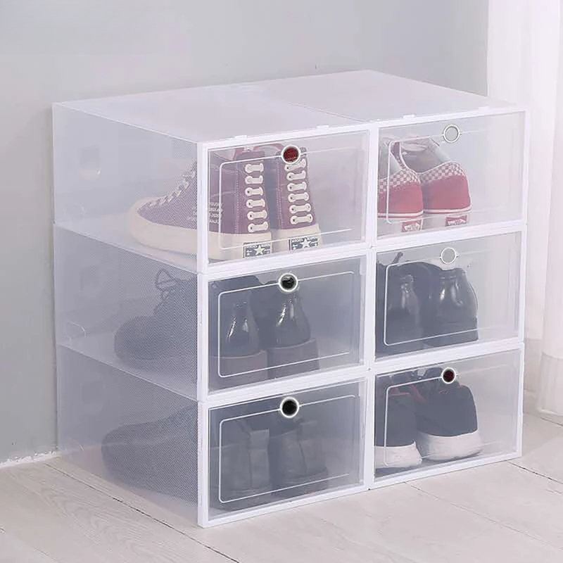 6 Stück transparente Schuhaufb – Shoe Box Display Bewertung und Preis