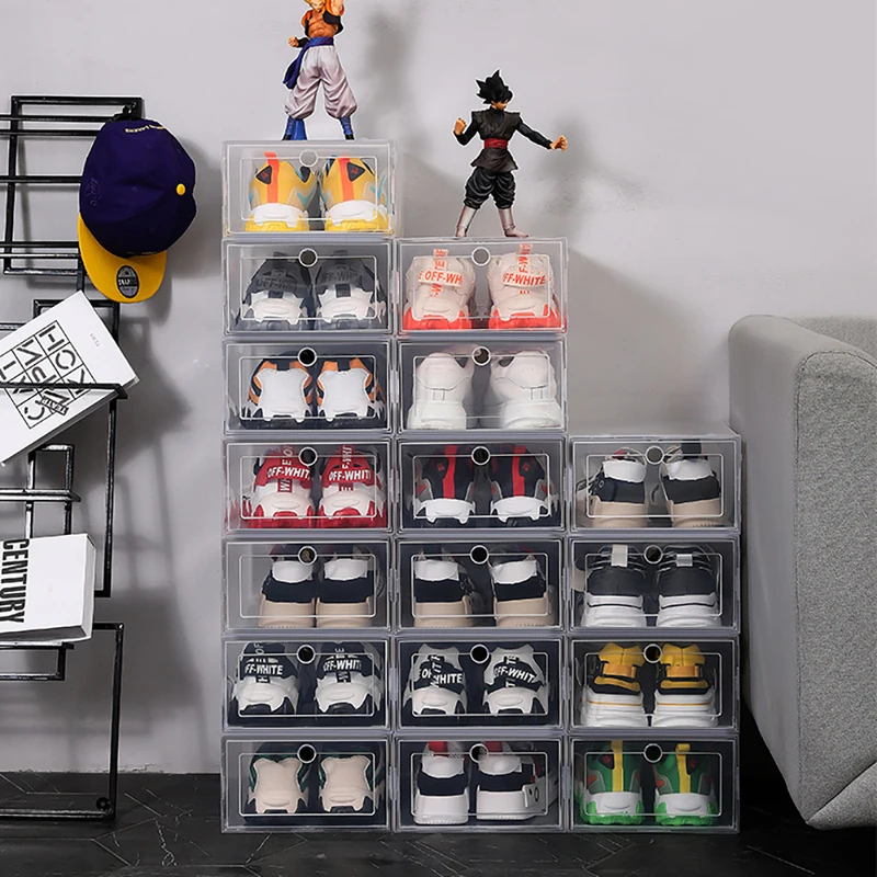 6 Stück transparente Schuhaufb – Shoe Box Display Bewertung und Preis