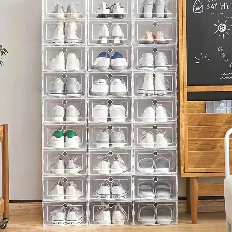 6 Stück transparente Schuhkart – Shoe Box Display Bewertung und Preis