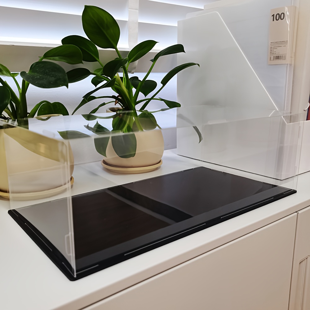 1pc Klar Acryl Vitrine Staubdi – Shoe Box Display Bewertung und Preis