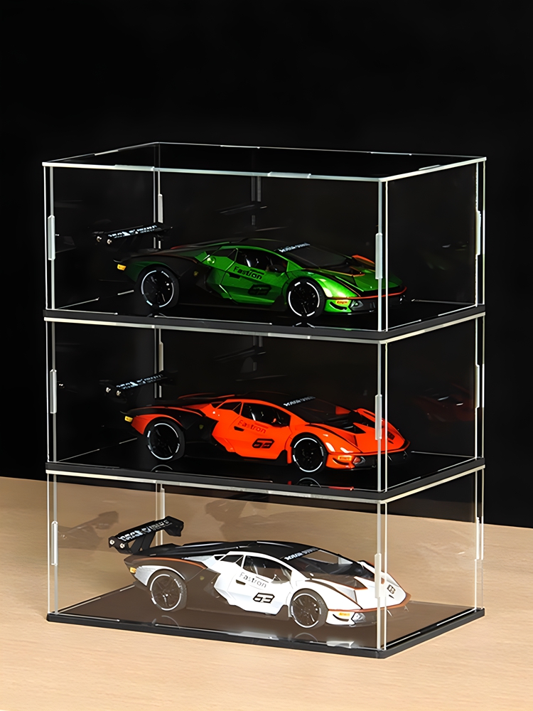 1pc Klar Acryl Vitrine Staubdi – Shoe Box Display Bewertung und Preis